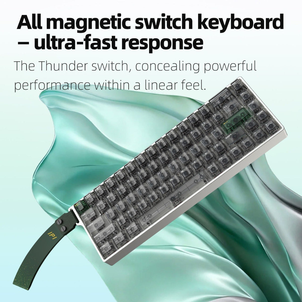 IPI FLASH 68 — 68-Key Magnetic Switch Gaming Keyboard, 8000Hz, Full Aluminium