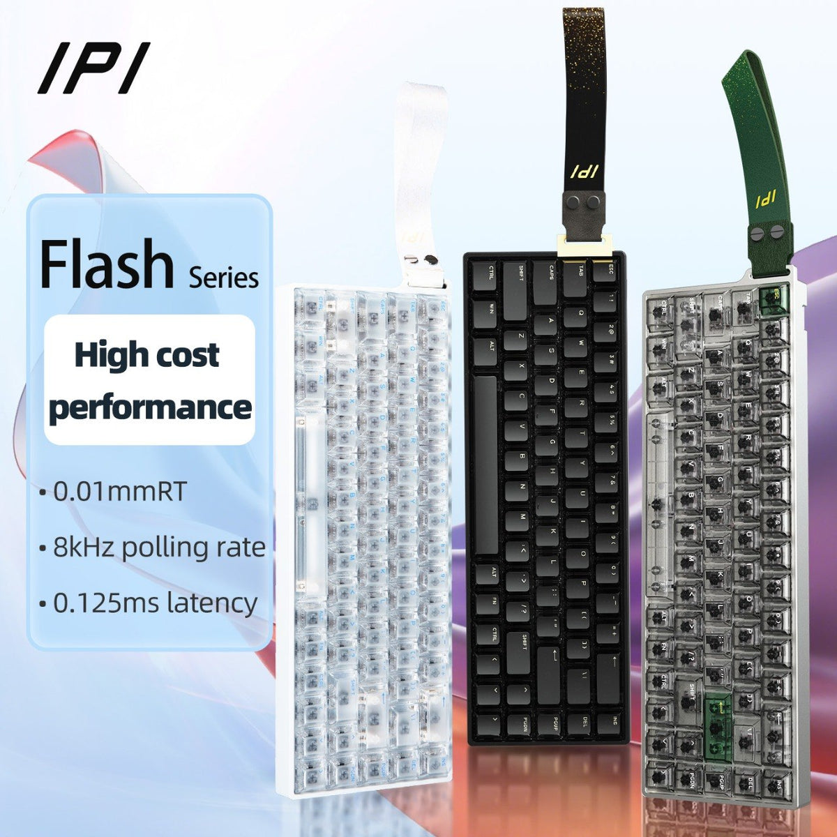 IPI FLASH 68 — 68-Key Magnetic Switch Gaming Keyboard, 8000Hz, Full Aluminium
