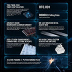 IPI FLASH 75 — 75% Magnetic Switch Gaming Keyboard, 8000Hz, Magnesium-Aluminium Unibody