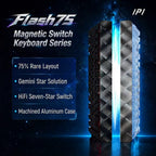 IPI FLASH 75 — 75% Magnetic Switch Gaming Keyboard, 8000Hz, Magnesium-Aluminium Unibody