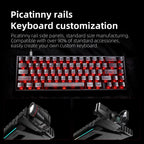 IPI Q SERIES — Aluminium Magnetic Switch Keyboard with Picatinny Rail, 65% / 75%