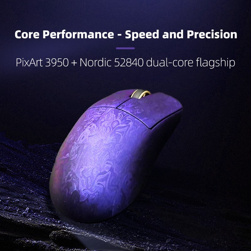 IPI QI Pro Series - Carbon Fiber Gaming Mouse - 2